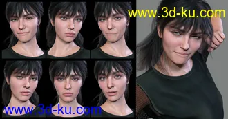 3D打印模型The Expression Collection for Victoria 8.1的图片
