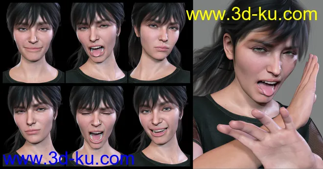 The Expression Collection for Victoria 8.1模型的图片4