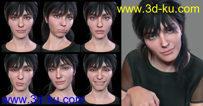 The Expression Collection for Victoria 8.1模型的图片5