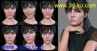 3D打印模型The Expression Collection for Victoria 8.1的图片