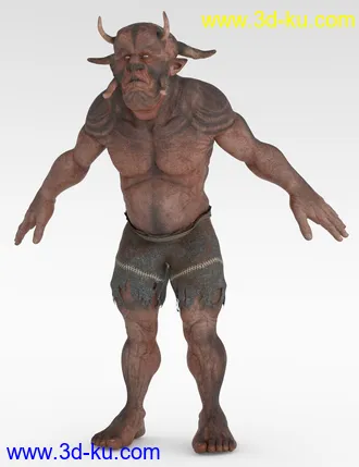 3D打印模型The Giant Hornjal HD for Genesis 8 Male的图片