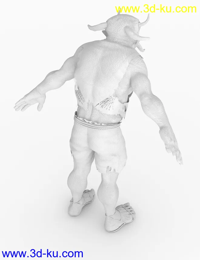 The Giant Hornjal HD for Genesis 8 Male模型的图片13