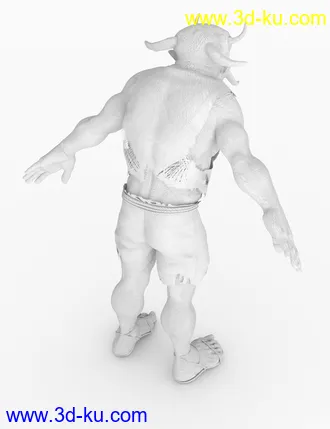 3D打印模型The Giant Hornjal HD for Genesis 8 Male的图片