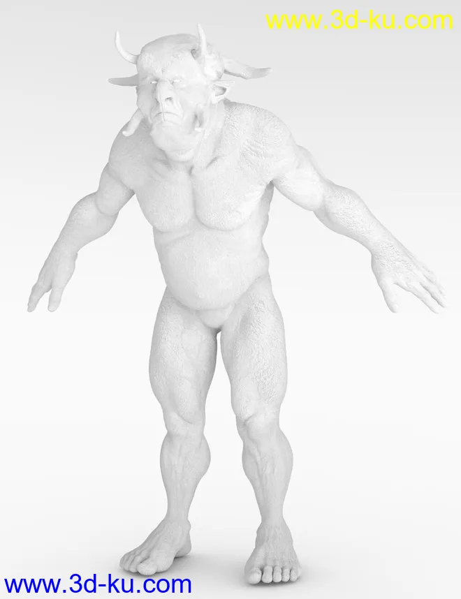 The Giant Hornjal HD for Genesis 8 Male模型的图片16