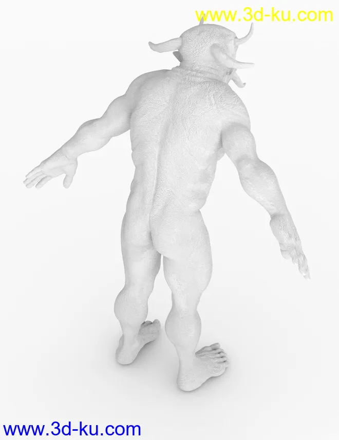 The Giant Hornjal HD for Genesis 8 Male模型的图片17