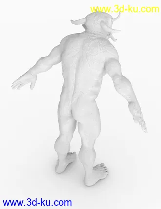 3D打印模型The Giant Hornjal HD for Genesis 8 Male的图片