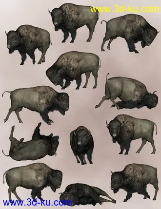 3D打印模型The Good, The Bad and the Ugly Poses的图片