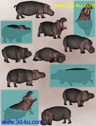 3D打印模型The Good, The Bad and the Ugly Poses的图片