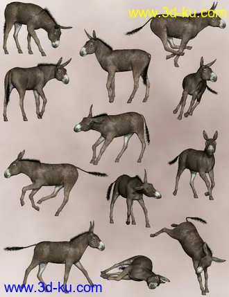 3D打印模型The Good, The Bad and the Ugly Poses的图片