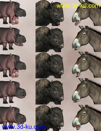 3D打印模型The Good, The Bad and the Ugly Poses的图片