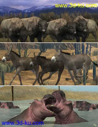 3D打印模型The Good, The Bad and the Ugly Poses的图片