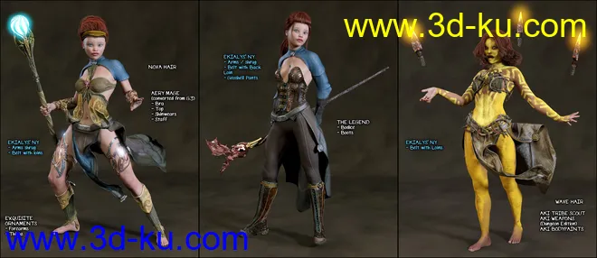 The Hands-On Historian Fantasy Styles for Ekialys' Ny模型的图片16