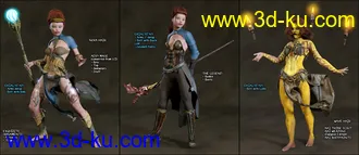 3D打印模型The Hands-On Historian Fantasy Styles for Ekialys' Ny的图片