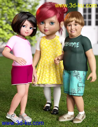 3D打印模型The Kids 4 Shapes++的图片