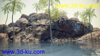 3D打印模型The Rocky Island的图片