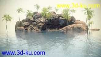 3D打印模型The Rocky Island的图片