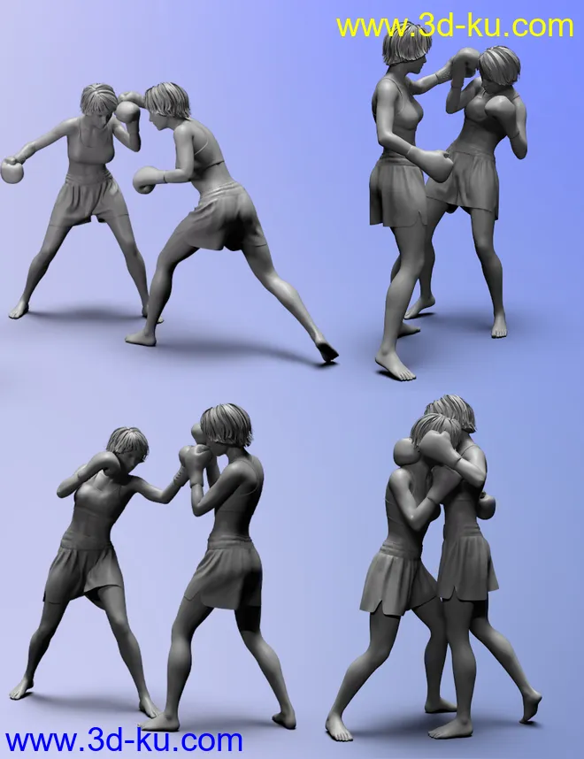 The Sweet Science Poses for Genesis 8模型的图片4
