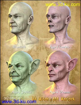 3D打印模型The Witch and the Warlock的图片