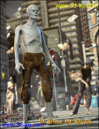 3D打印模型The Witch and the Warlock的图片