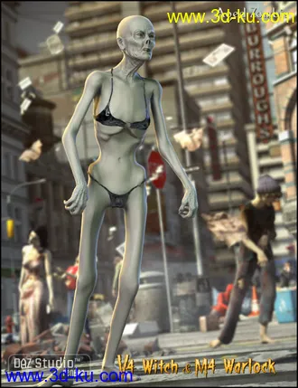 3D打印模型The Witch and the Warlock的图片