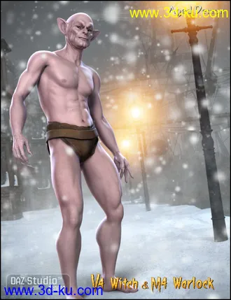 3D打印模型The Witch and the Warlock的图片