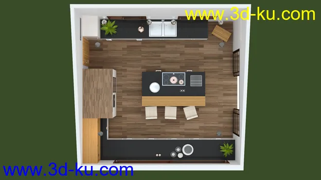 Tidy Kitchen模型的图片8