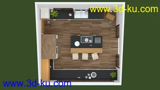 3D打印模型Tidy Kitchen的图片