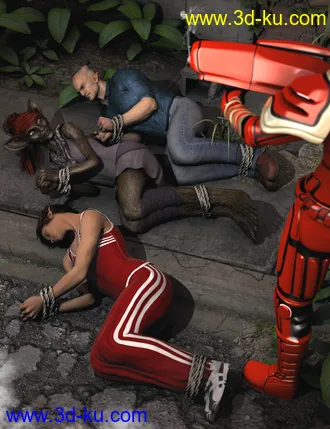 3D打印模型Tied Up! 2 For Genesis 2的图片