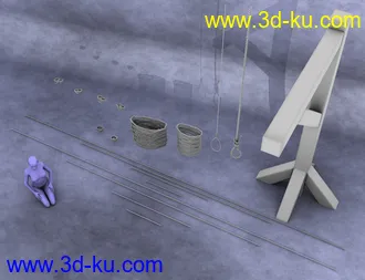 3D打印模型Tied Up! 2 For Genesis 2的图片