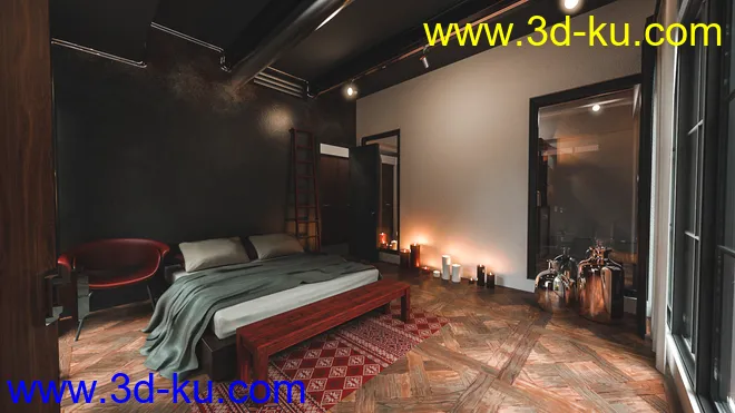 Timeless Bedroom模型的图片2