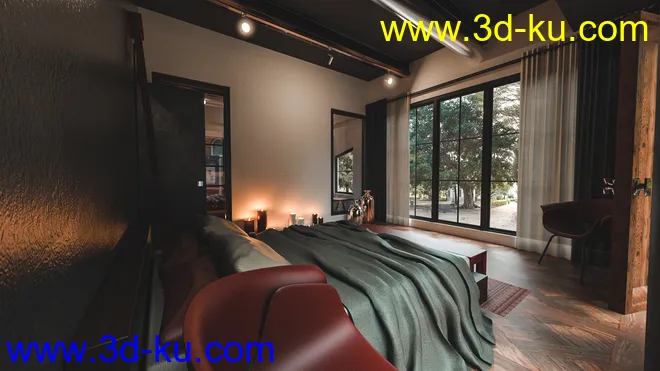 Timeless Bedroom模型的图片3