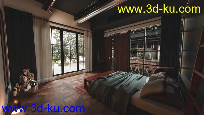 Timeless Bedroom模型的图片4