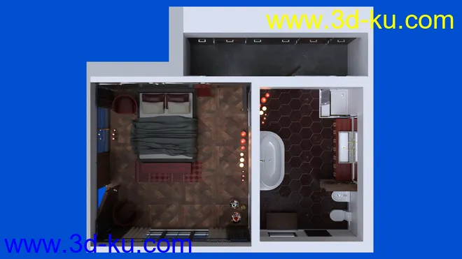 Timeless Bedroom模型的图片10