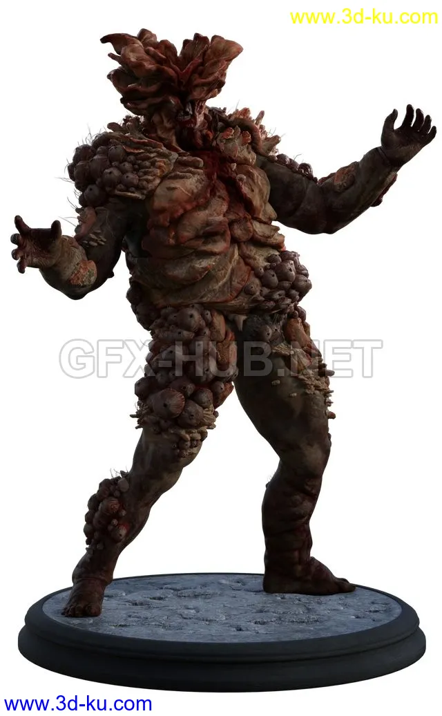 TLoU2 Bloater in Daz for G8M模型的图片1