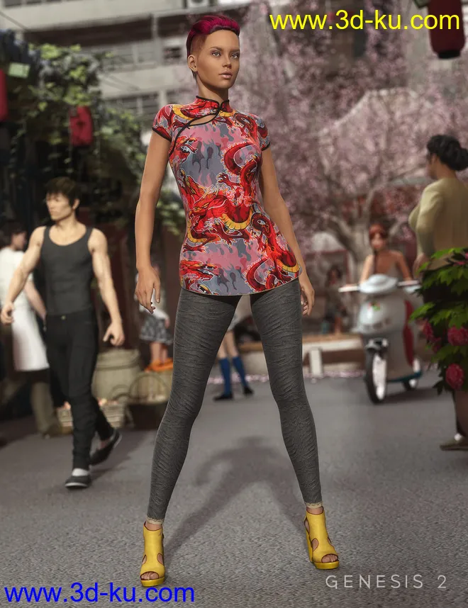 Tokyo Stroll Textures模型的图片3