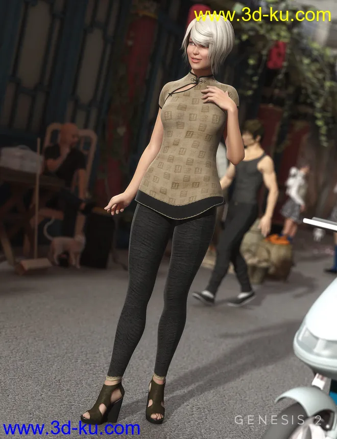 Tokyo Stroll Textures模型的图片4