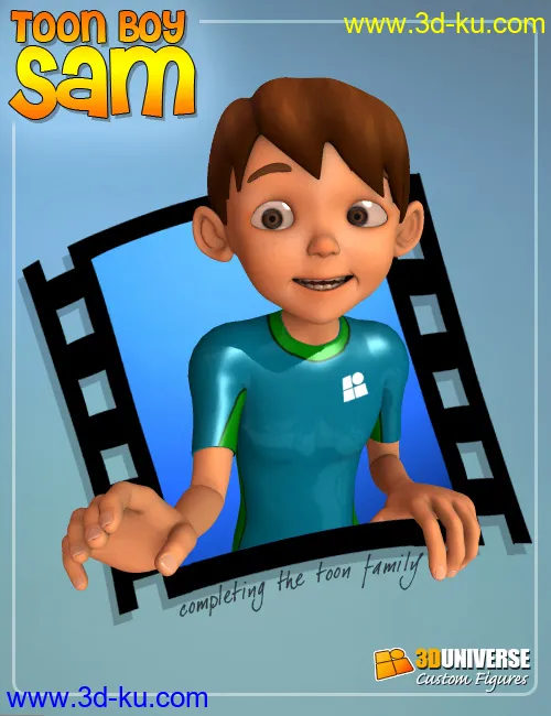 Toon Boy Sam模型的图片3