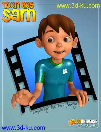 3D打印模型Toon Boy Sam的图片