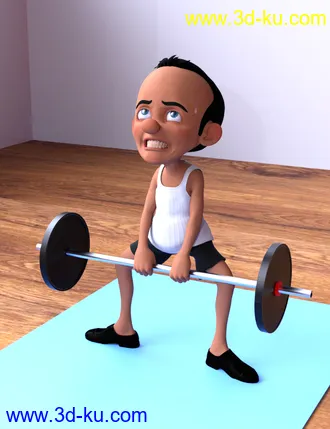 3D打印模型Toon Larry for Genesis 8 Male的图片