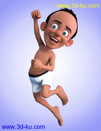 3D打印模型Toon Larry for Genesis 8 Male的图片