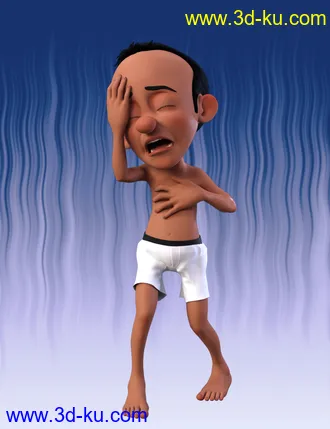 3D打印模型Toon Larry for Genesis 8 Male的图片