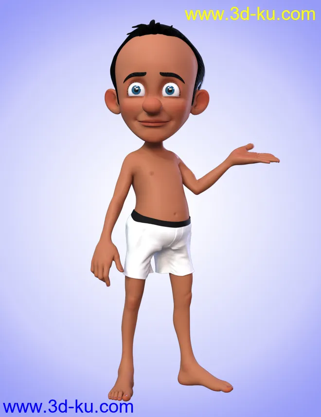 Toon Larry for Genesis 8 Male模型的图片7