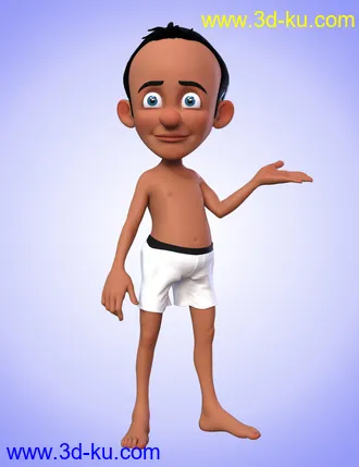 3D打印模型Toon Larry for Genesis 8 Male的图片