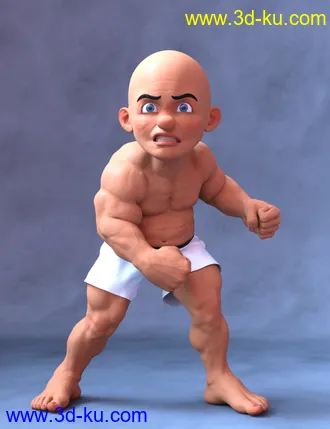 3D打印模型Toon Larry for Genesis 8 Male的图片