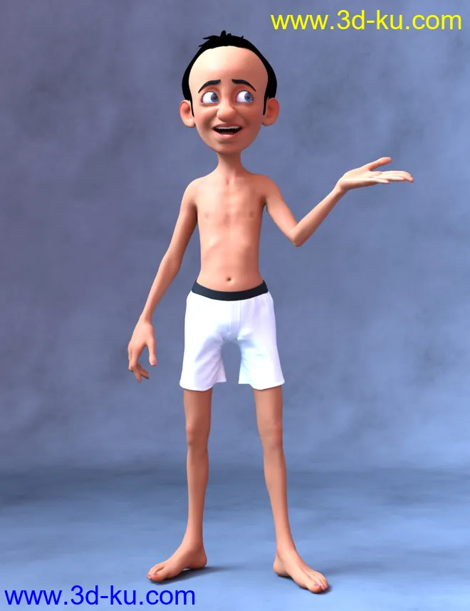 Toon Larry for Genesis 8 Male模型的图片10