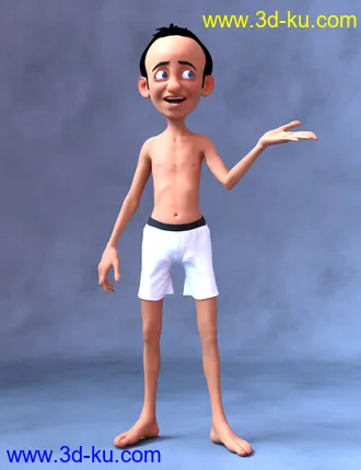 3D打印模型Toon Larry for Genesis 8 Male的图片