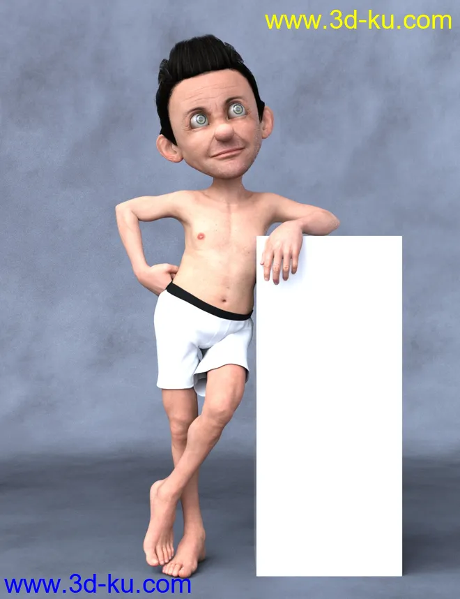 Toon Larry for Genesis 8 Male模型的图片11