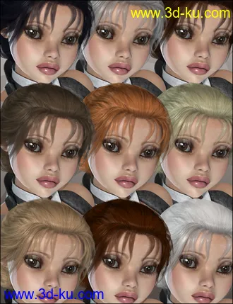 3D打印模型Trixie Hair的图片