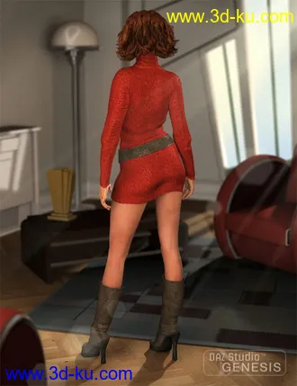 3D打印模型Turtleneck Sweater Dress的图片