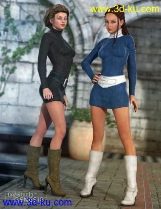 3D打印模型Turtleneck Sweater Dress Textures的图片